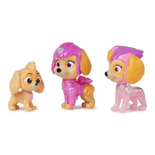 Conjunto de Mini Figuras - Skye - Patrulha Canina - Um Filme Superpoderoso - Sunny