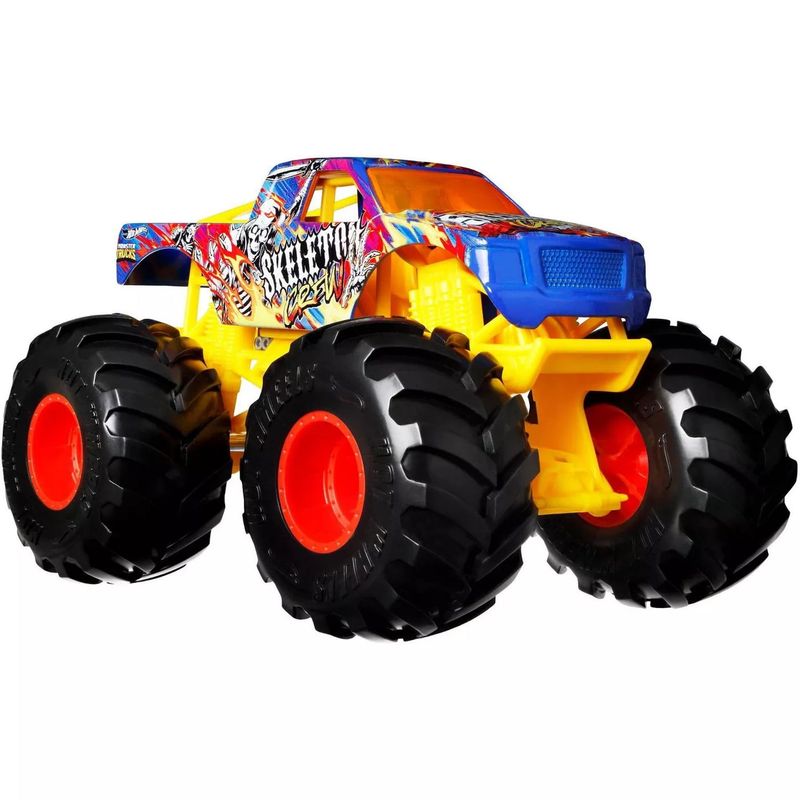 MATFYJ83-GTJ46---Carrinho-Hot-Wheels---Monster-Trucks---Skeleton-Crew---124---20-cm---Mattel-1