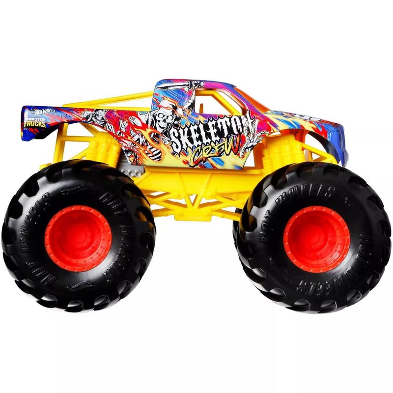 MATFYJ83-GTJ46---Carrinho-Hot-Wheels---Monster-Trucks---Skeleton-Crew---124---20-cm---Mattel-3