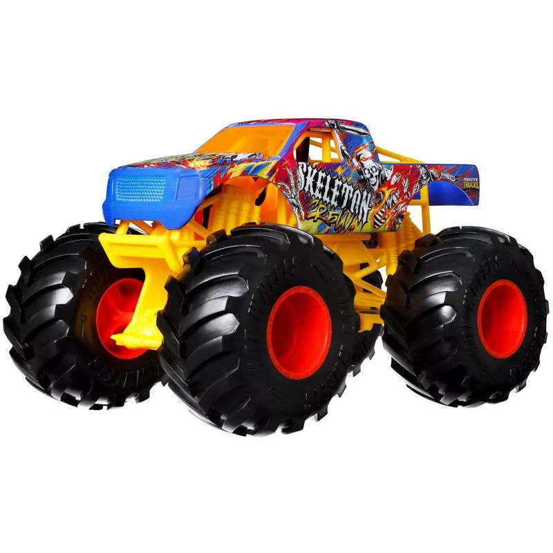 MATFYJ83-GTJ46---Carrinho-Hot-Wheels---Monster-Trucks---Skeleton-Crew---124---20-cm---Mattel-4