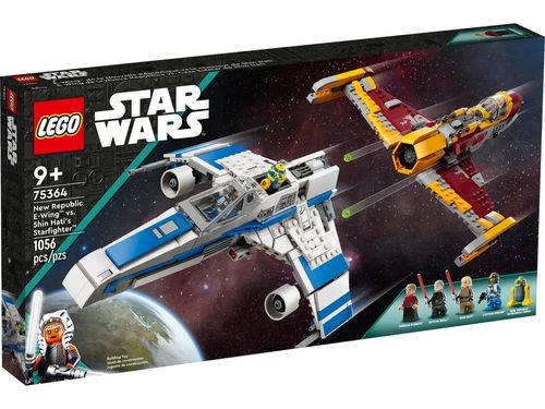 LEGO Star Wars - E-Wing da Nova República vs. Caça Estelar de Shin Hati - 1056 Peças - 75364