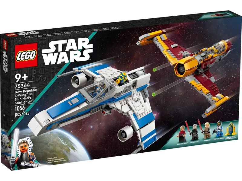 LEGO-Star-Wars---E-Wing-da-Nova-Republica-vs.-Caca-Estelar-de-Shin-Hati---1056-Pecas---75364-1