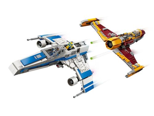 LEGO Star Wars - E-Wing da Nova República vs. Caça Estelar de Shin Hati - 1056 Peças - 75364