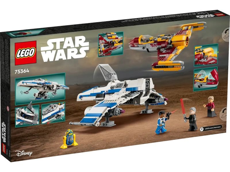 LEGO-Star-Wars---E-Wing-da-Nova-Republica-vs.-Caca-Estelar-de-Shin-Hati---1056-Pecas---75364-11