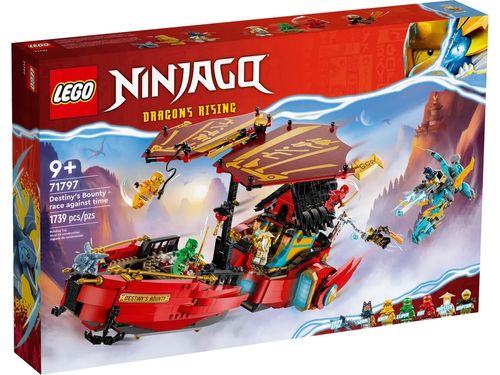 LEGO Ninjago - Navio Recompensa do Destino: Corrida Contra o Tempo - 1739 Peças - 71797