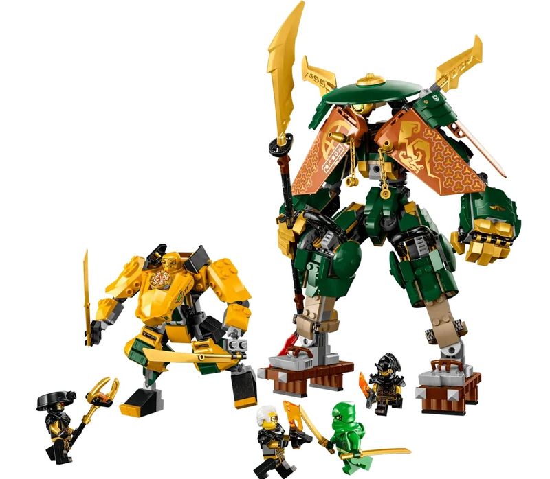 LEGO-Ninjago---Robos-da-Equipe-Ninja-de-Lloyd-e-Arin---764-Pecas---71794-2