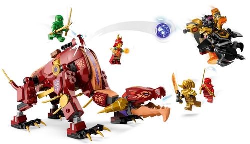 LEGO Ninjago - Dragão Heatwave Mutável de Lava - 479 Peças - 71793