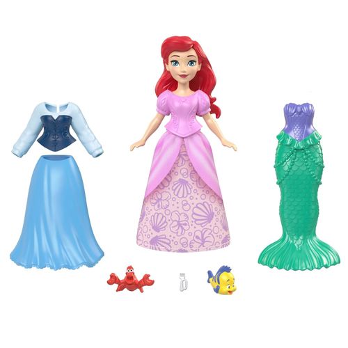 Conjunto com Mini Princesa - Fashion e Amigos da Ariel - Disney - Mattel