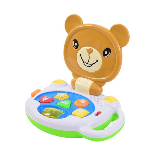Laptop Bichinho Musical - Ursinho - Luz e Som - ST Import