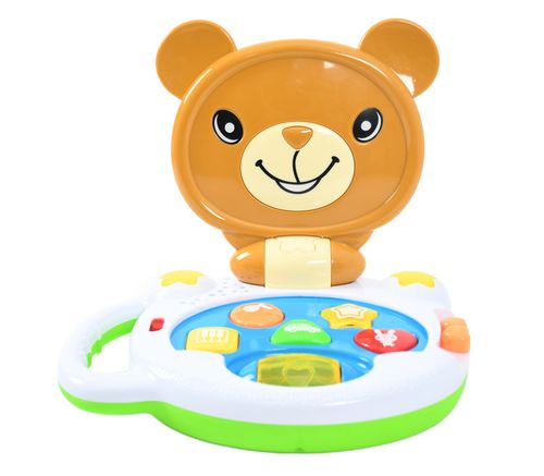 Laptop Bichinho Musical - Ursinho - Luz e Som - ST Import