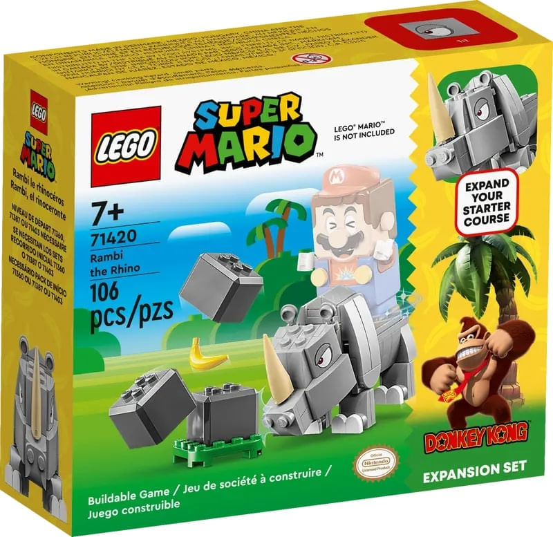 LEGO-Super-Mario---Pacote-de-Expansao---Rambi-O-Rinoceronte---106-Pecas---71420-1