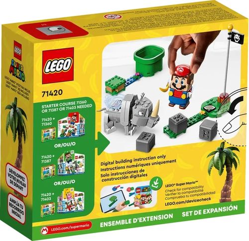 LEGO Super Mario - Pacote de Expansão - Rambi, O Rinoceronte - 106 Peças - 71420