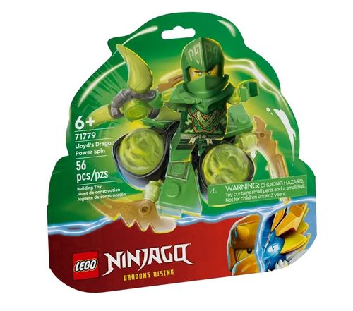 LEGO Ninjago - Giro Spinjitzu do Poder do Dragão de Lloyd - 56 Peças - 71779