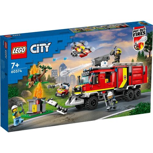 LEGO City - Caminhão de Comando de Incêndio - 502 Peças - 60374