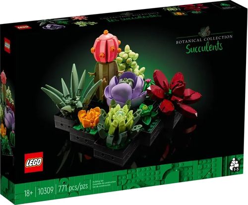 LEGO Icons - Suculentas - Botanical Collection - 771 Peças - 10309