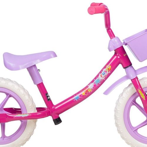 Bicicleta Infantil Aro 12 - Push Balance - Pink e Lilás - Verden