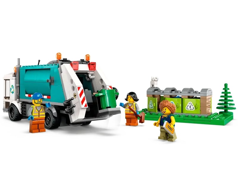 LEGO-City---Caminhao-de-Reciclagem---261-Pecas---60386-4