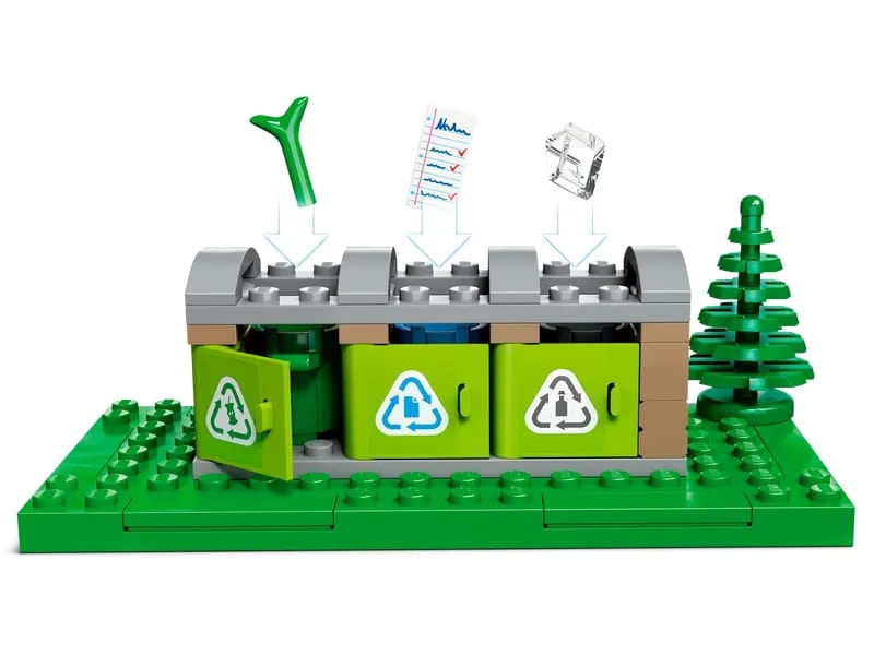 LEGO-City---Caminhao-de-Reciclagem---261-Pecas---60386-8