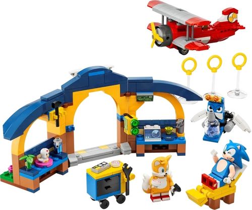 LEGO Sonic The Hedgehog - Oficina do Tails e Avião Tornado - 376 Peças - 76991
