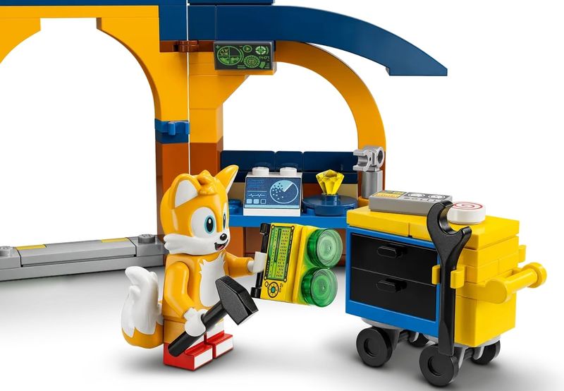 LEGO-Sonic-The-Hedgehog---Oficina-do-Tails-e-Aviao-Tornado---376-Pecas---76991-4