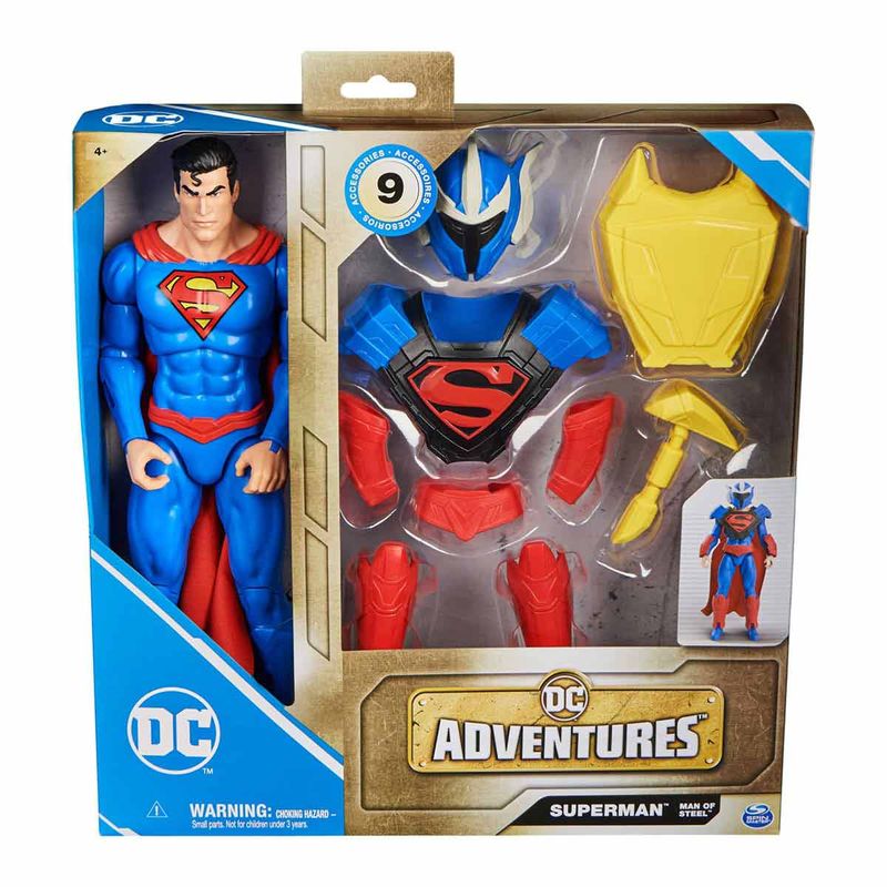 Figura-Articulada-com-Acessorios---Superman-e-Armadura---DC-Aventures---30-cm---Sunny-2