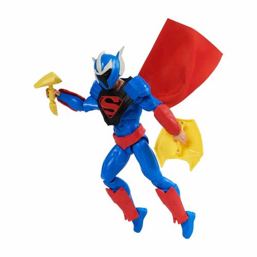 Figura Articulada com Acessórios - Superman e Armadura - DC Aventures - 30 cm - Sunny