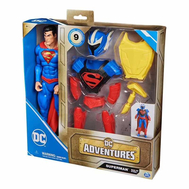 Figura-Articulada-com-Acessorios---Superman-e-Armadura---DC-Aventures---30-cm---Sunny-7