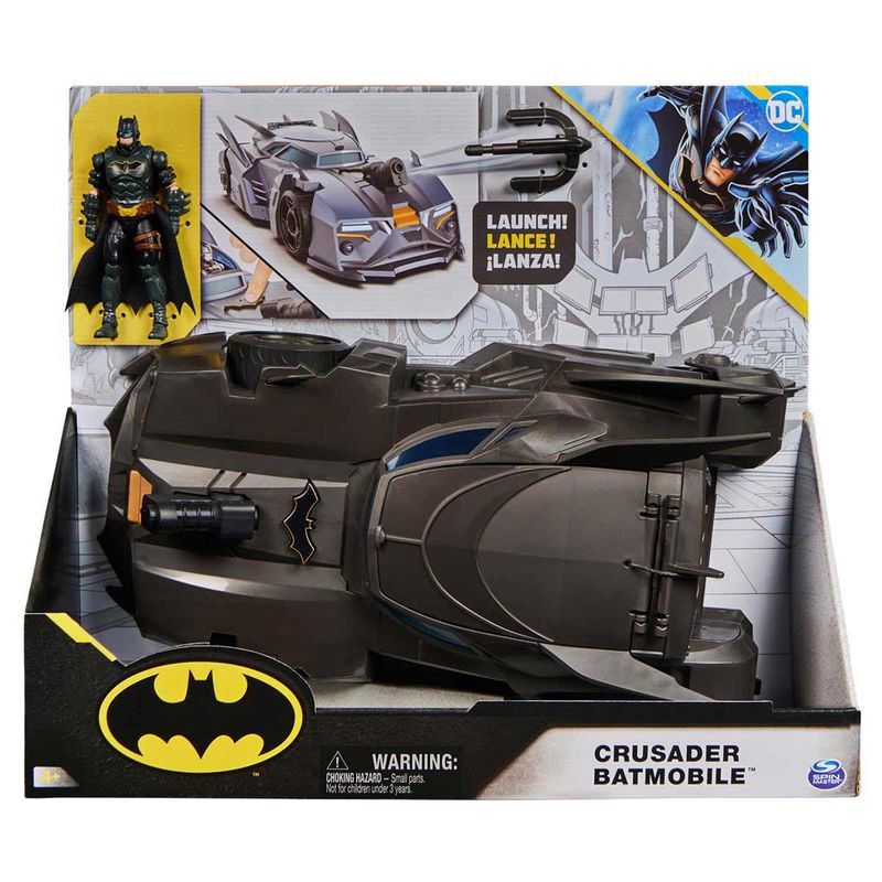 Veiculo-com-Mini-Figura-Articulada---Batmovel-Crusader-e-Batman---DC---30-cm---Sunny-2