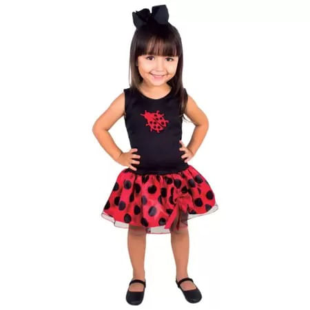 Fantasia Infantil - Joaninha - Tamanho M - Brink Model