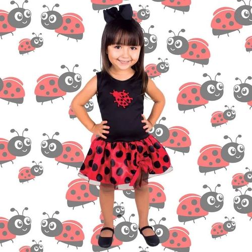 Fantasia Infantil - Joaninha - Tamanho G - Brink Model