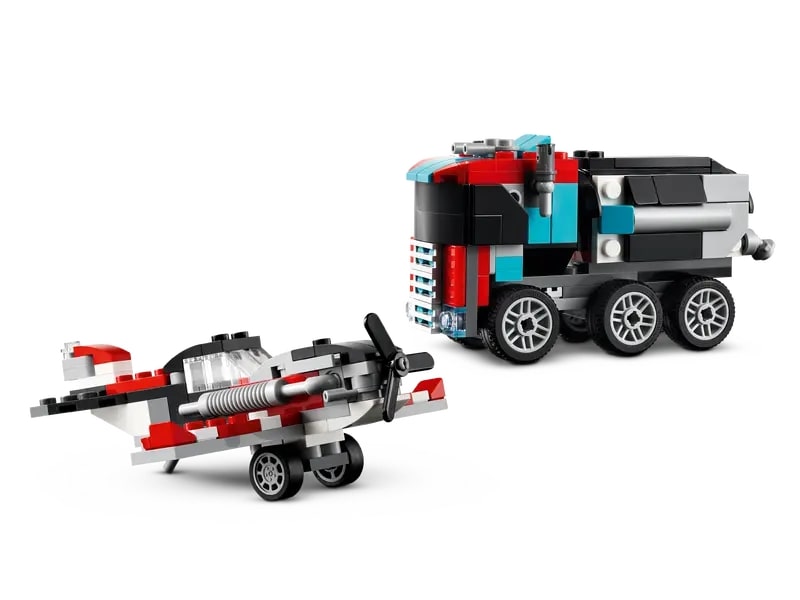 LEG31146---LEGO-Creator-3-em-1---Caminhao-de-Plataforma-com-Helicoptero---270-Pecas---31146-4