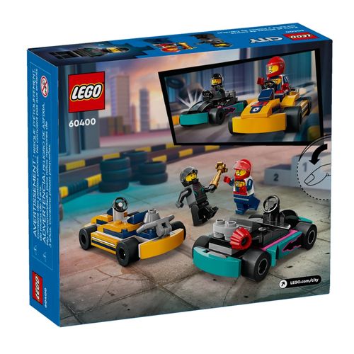 LEGO City - Karts e Pilotos de Corrida - 99 Peças - 60400