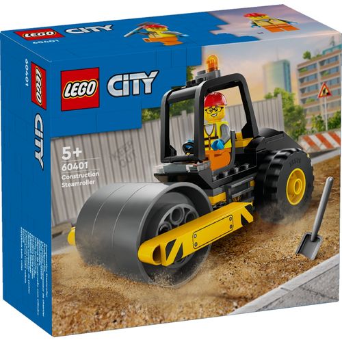 LEGO City - Rolo Compressor de Construção - 78 Peças - 60401