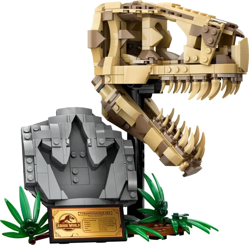 LEG76964---LEGO-Jurassic-World---Fosseis-de-Dinossauros-T-Rex---Caveira---577-Pecas---76964-2
