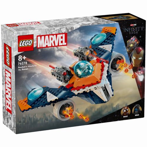 LEGO Marvel - Warbird do Rocket vs. Ronan - 290 Peças - 76278