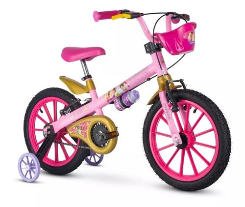 Bicicleta Infantil Aro 16 - Disney Princesas - Nathor