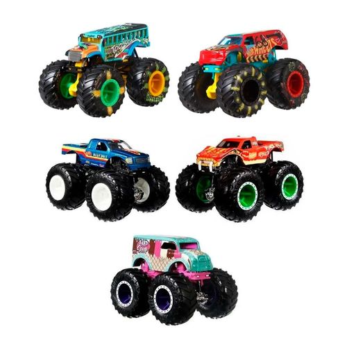 Conjunto com 2 Carrinhos Hot Wheels - Monster Trucks - Demolition Doubles - Sortido - Mattel