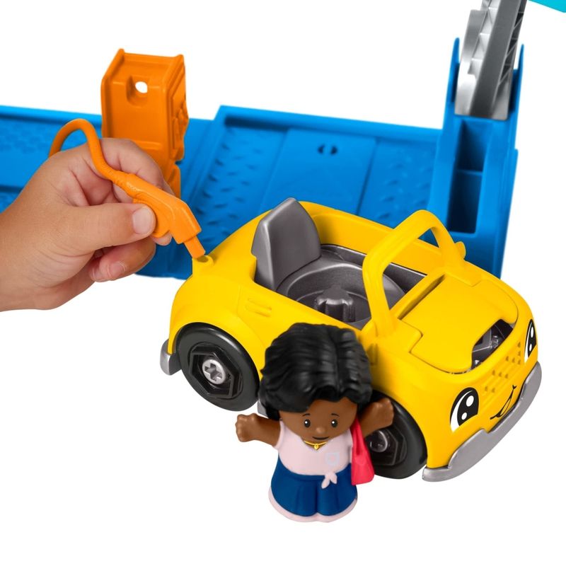 MATHRC62---Playset-com-Mini-Figuras---Garagem-de-Veiculos---Little-People---Som-e-Luz---Fisher-Price-4