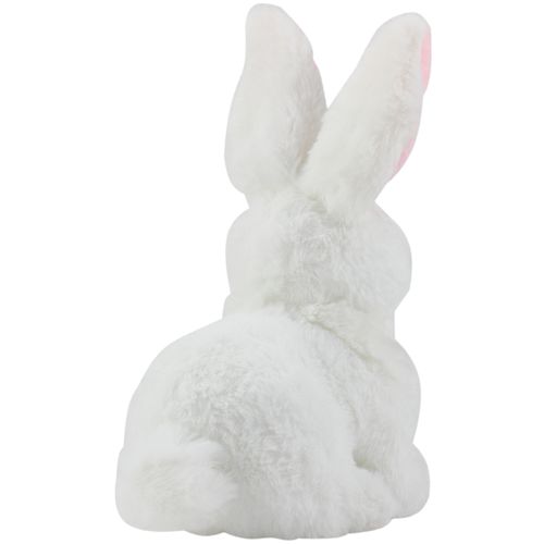 Pelúcia de Páscoa - Coelho Orelhudo - Branco - 19 cm - BBR Toys