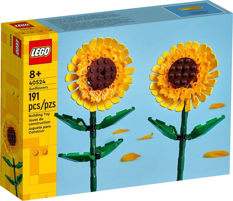 LEG40524---LEGO-Icons---Girassois---Botanical-Collection---191-Pecas---40524-1