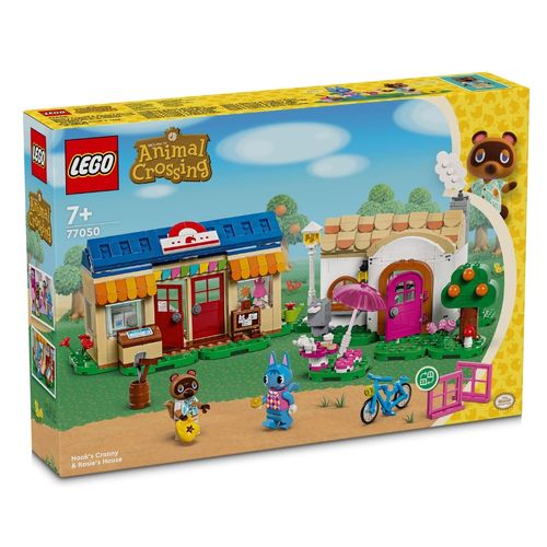 LEGO Animal Crossing - Recanto da Nook e Casa de Rosie - 535 Peças - 77050