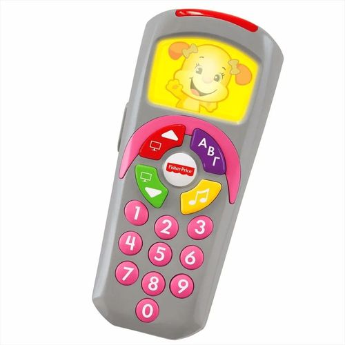 Brinquedo Interativo - Controle Remoto Irmã do Cachorrinho - Aprender e Brincar - Luz e Som - Fisher-Price