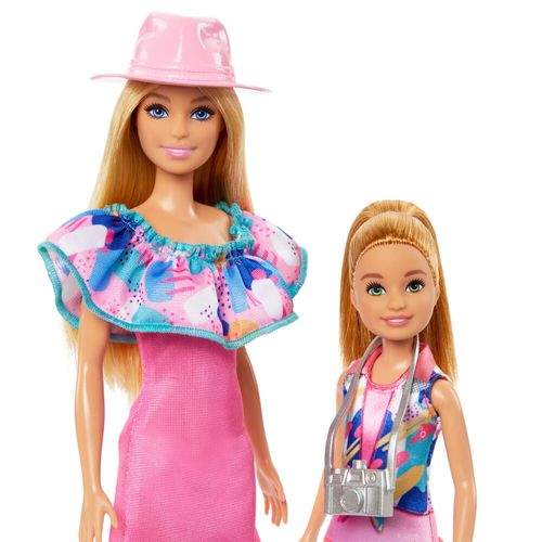 Playset Barbie com 2 Bonecas - Aventura de Irmãs - Barbie e Stacie - Mattel