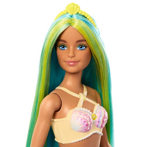 Boneca Barbie - Sereia - Cabelo Verde e Azul - Mattel