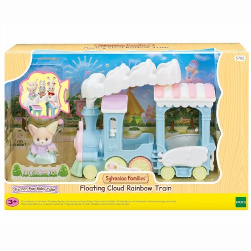 Sylvanian Families - Trem Arco-Íris Flutuando na Nuvem - Epoch