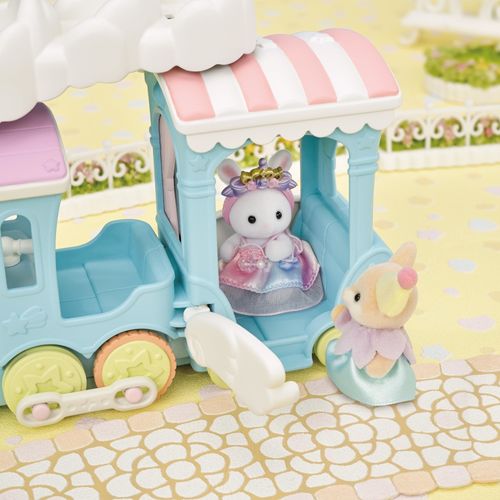 Sylvanian Families - Trem Arco-Íris Flutuando na Nuvem - Epoch
