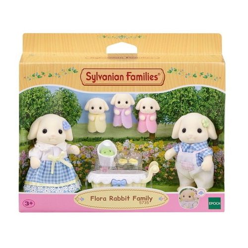 Sylvanian Families - Família dos Coelhos Floral - Epoch