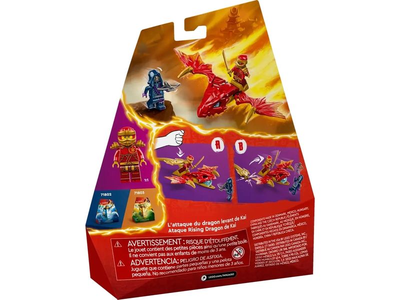 LEGO-Ninjago---Golpe-do-Dragao-Ascendente-do-Kai----26-Pecas---71801-5