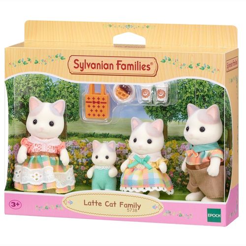 Sylvanian Families - Família dos Gatos de Leite - Epoch