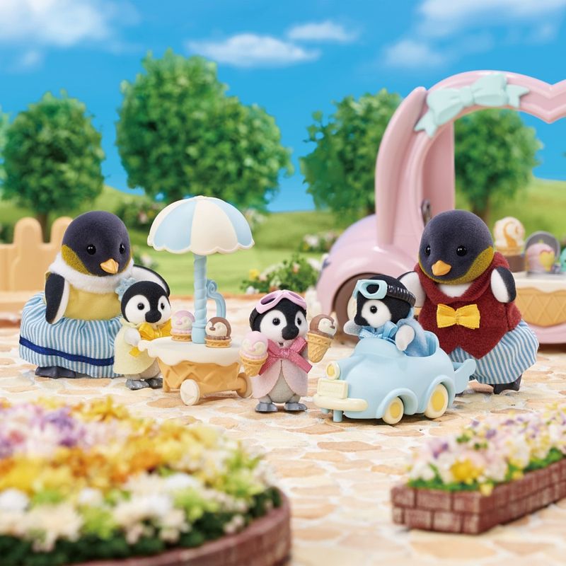 EPO5695---Sylvanian-Families---Carrinho-de-Brincar-dos-Bebes-Pinguins---Epoch-5